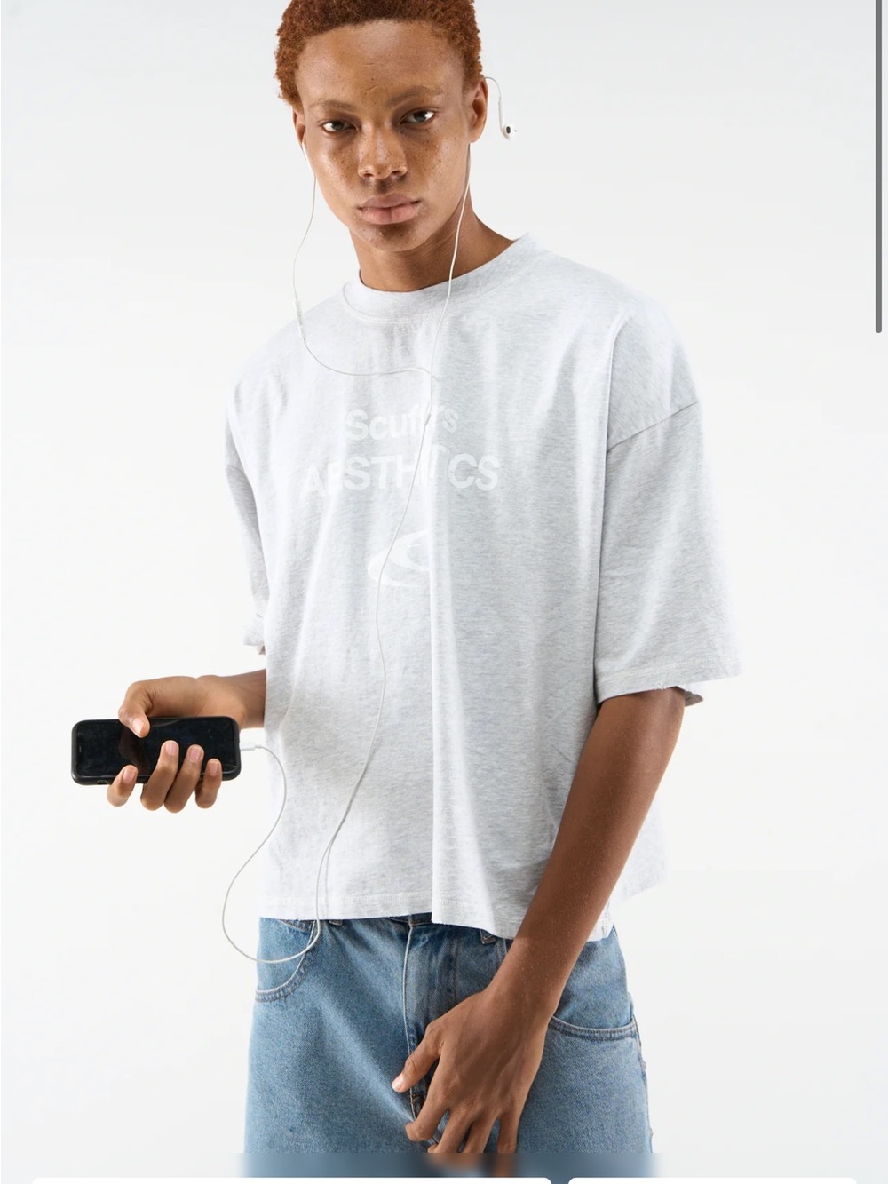 Scuffers - Nobrand Light Grey Melange T-Shirt